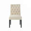 Chaise rembourrée touffetée-74954630