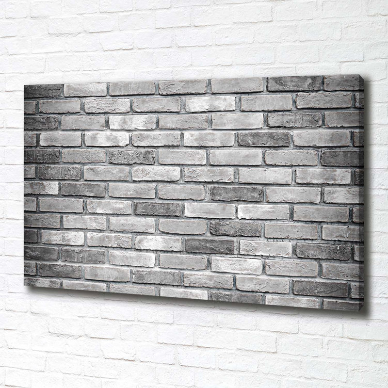 Brick Wall - Wrapped Canvas Print