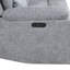 Tation Chenille Electric 3 Seater Reclining Sofa-124301324