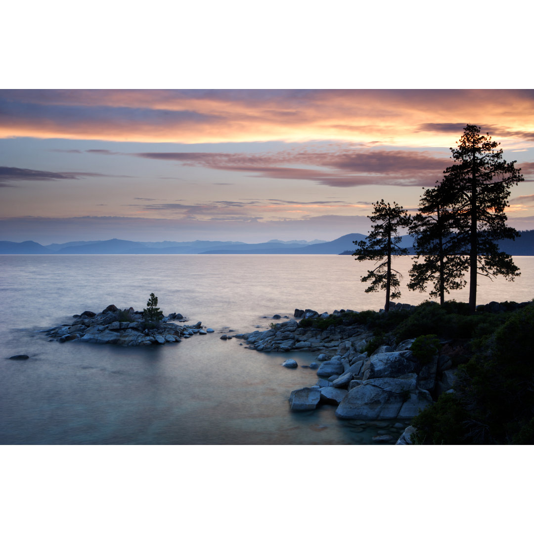 Tahoesee von Ericfoltz - Druck auf Leinwand ohne Rahmen