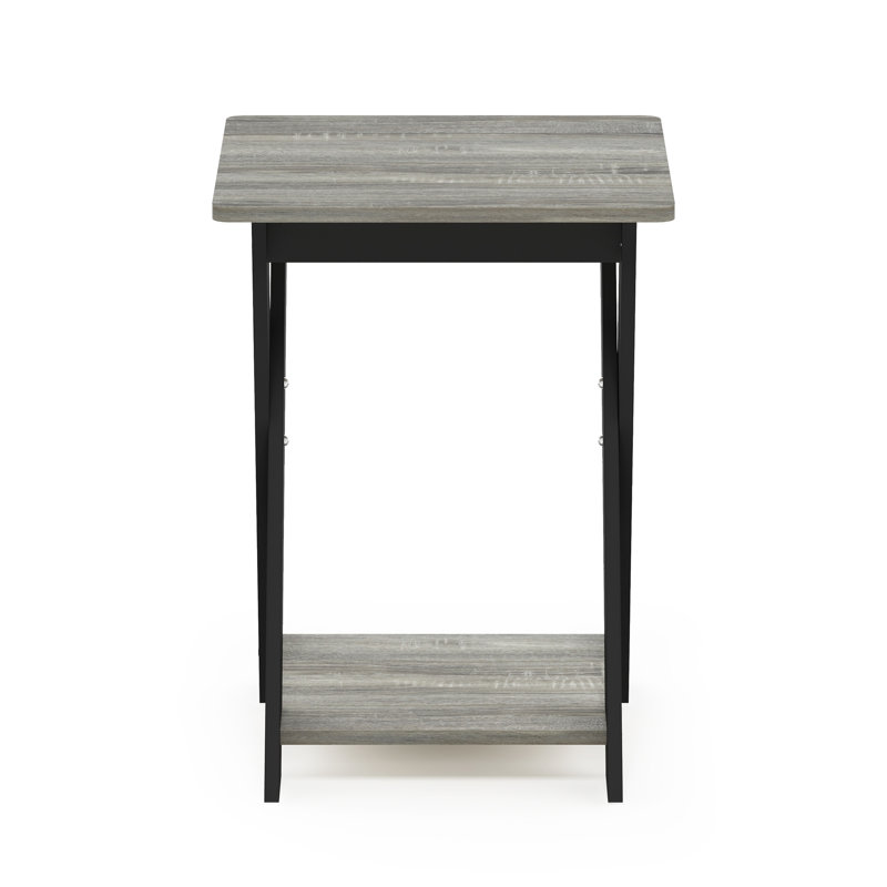 Artesian Cross Legs End Table, French Oak