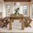 43.31" Solid Wood Dining Bench