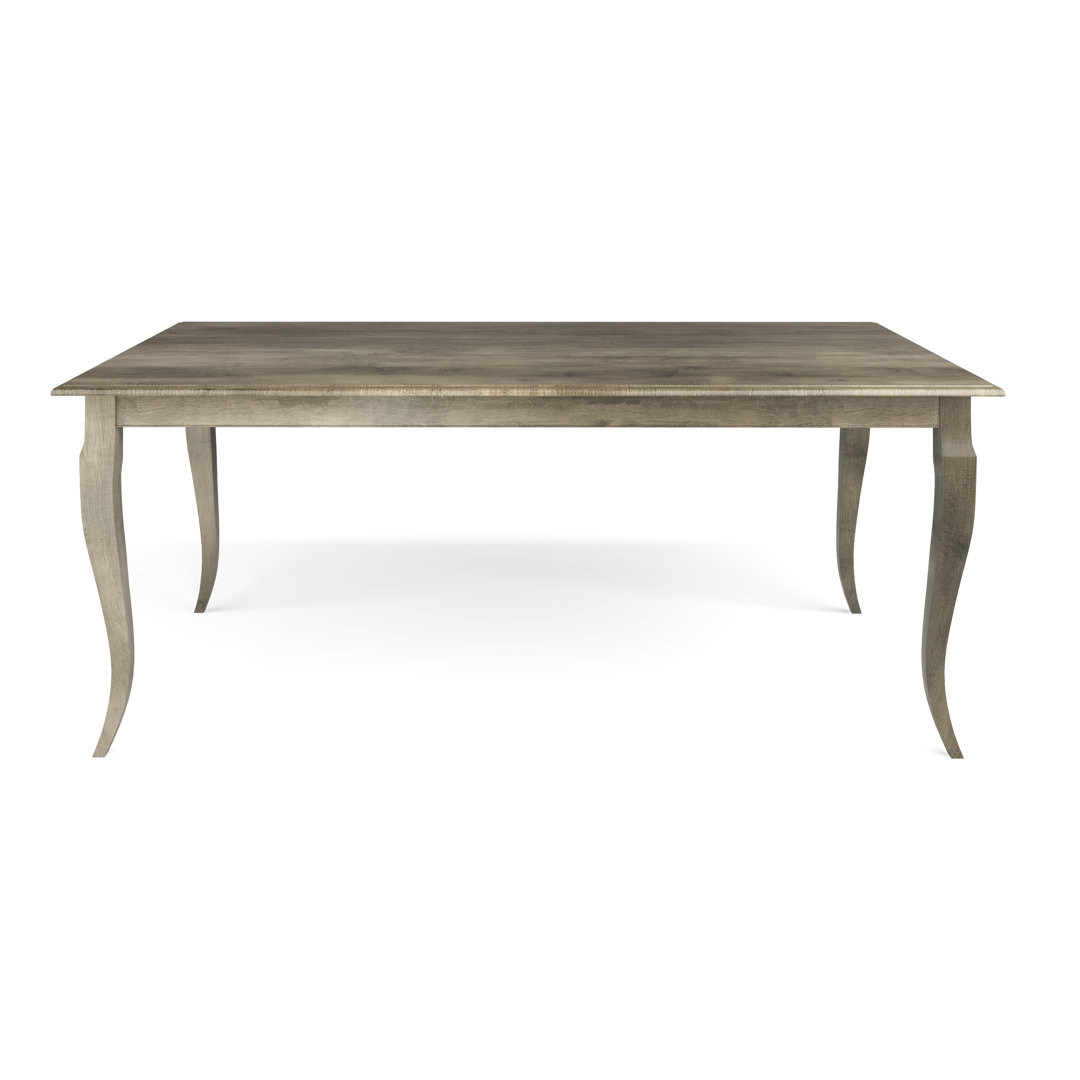 Alexeus Maple Solid Wood Dining Table Rosalind Wheeler 