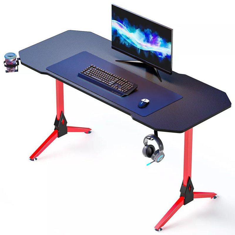 Lantigua Metal Base Computer Desk, 73cm H x 120cm W x 60cm D