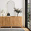 Ensemble de 2 meubles d'appoint ou meuble télé en bois massif Coggins-653516270