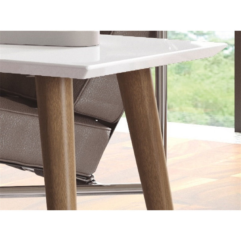 Utopia 40" Coffee Table In White, White