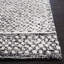 Glamour Hand Tufted Viscose/Wool Southwestern Rug in Charcoal/Ivory-911361308