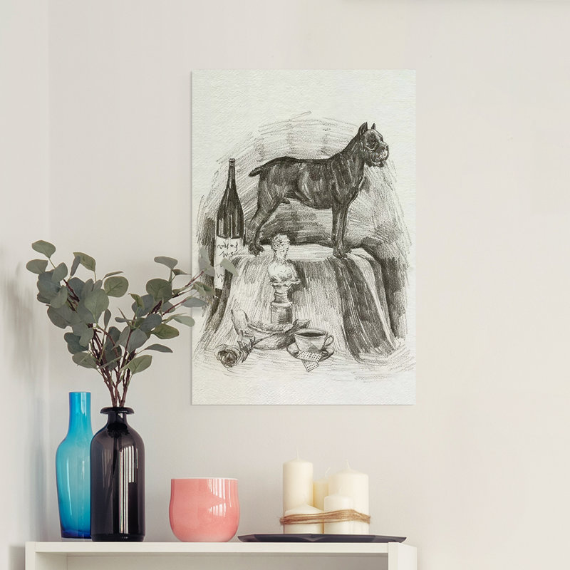 A Gentleman I - Impression sur toile seulement - NON-CADRE, H 18 po x l 12 po