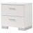 White High Gloss 2-drawer Nightstand