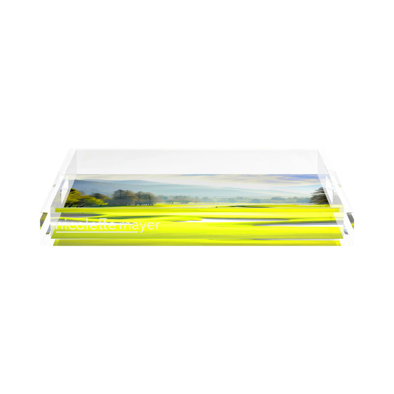Decorative Tray, 2" H x 15" W x 15" D