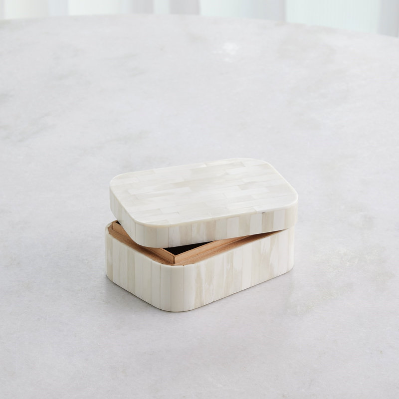 Handmade Decorative Box, 3" H x 7.25" W x 5.25" D