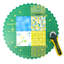 Omnigrid 360 Rotating Self-Healing Cutting Mat, 14"