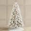 Arbre de Noël enneigé avec pin-280207352