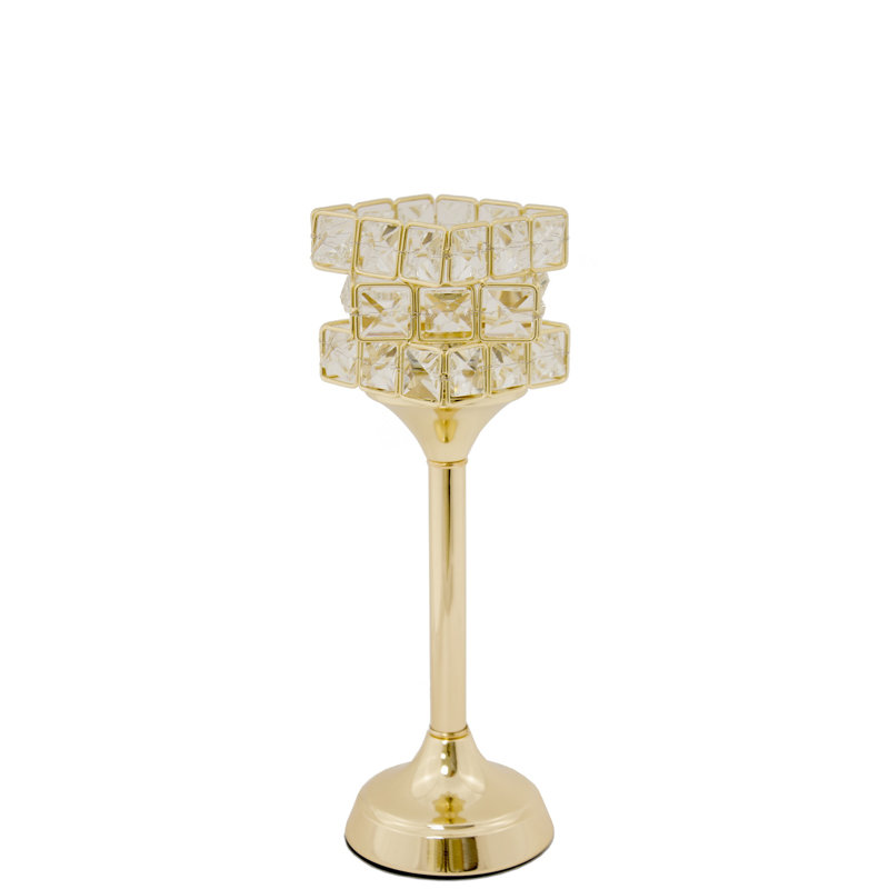 Kalkaska Tabletop Candelabra and Candlestick, 34cm H x 13cm W x 10cm D