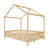 Low House Style Bed With Curtains-1784003899-1784003897