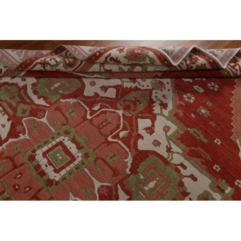 Tapis oriental Heriz Serapi noué à la main 9 x 12