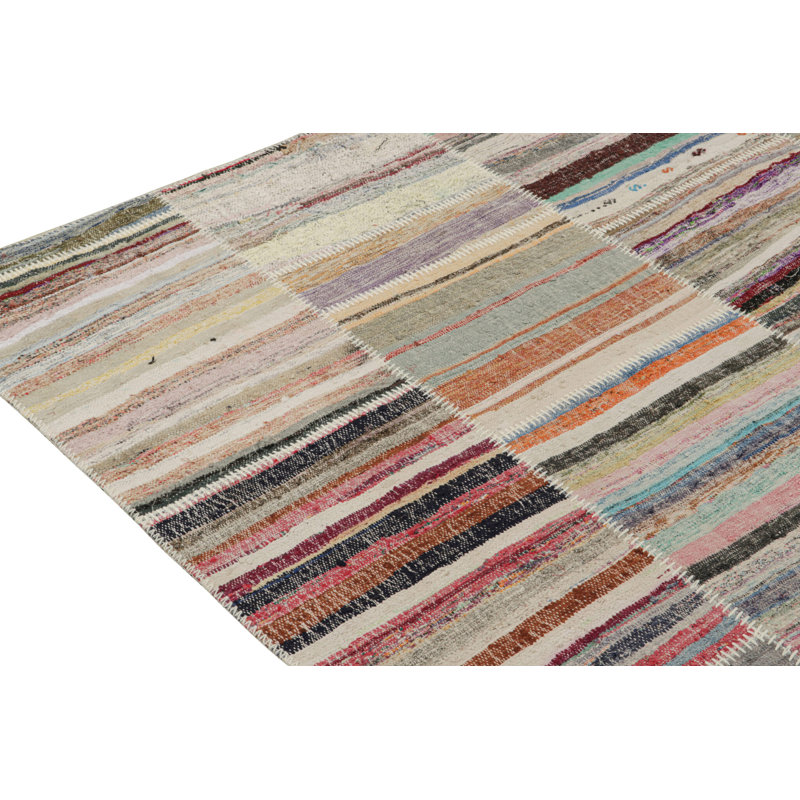 Handmade Wool Area Rug, Rectangle 9' x 12'