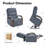 Dual Motor Recliner Chair, Adjustable Recliner with Lumbar Support and Padded Seat Backrest-766630888