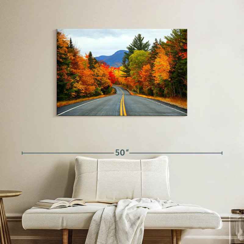 Mehar, New Hampshire, route d'automne, H 26 po x l 39 po