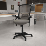 Cappello High-Back Mesh Swivel Ergonomic Office Chair with Flip-Up Arms