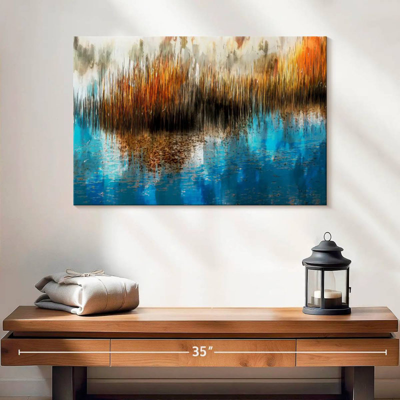 Avery Swamp Dynamic Abstract, 16" H x 24" W