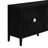 4-Door Black Retro Sideboard - Offers Versatile Storage Solutions For Your Household And Stylish Home Organization