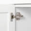 Meuble-lavabo de 60 po avec 4 portes d'armoire, 4 tiroirs, 2 tablettes réglables, deux lavabos en résine, des tiroirs cachés à fermeture en douceur et des charnières à fermeture en douceur