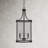 Cleveland 3 - Light Lantern Cylinder Chandelier in Black-1107855899