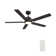 Sreeja Smart 5 - Blade LED Ceiling Fan with Remote Control Light Kit, Downrod