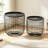 Modern Wire Frame Accent Tables,Round Side Tables with Removable Top