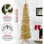 National Tree Company Champagne Gold Tinsel Tree-1129618725
