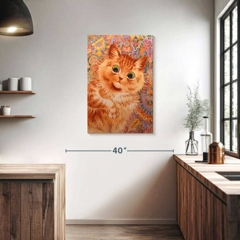 Chat roux 1931, H 36 po x l 24 po