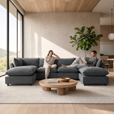 Annamaria 37.4"Accent Chair Modular Sectional Sofa