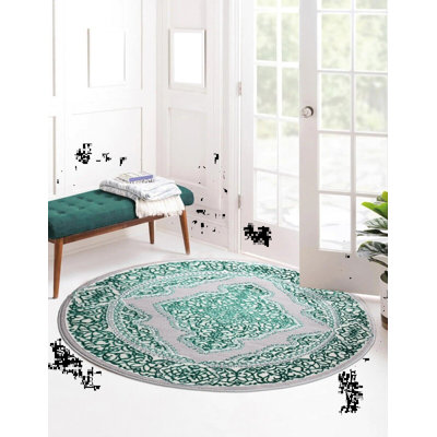Brade Abstract Berber Area Rug