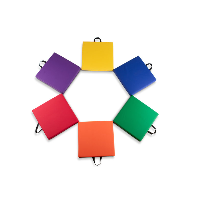 Ensemble de 6 coussins de sol en vinyle Bintiva