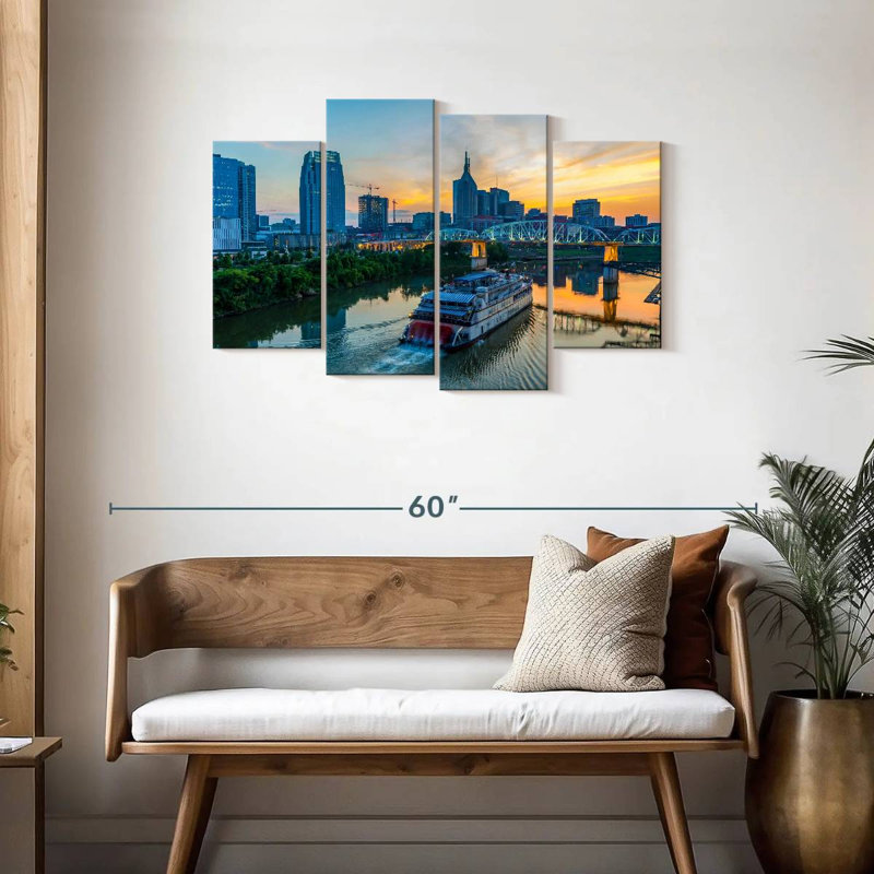 Sireci Nashville Sunset Cruise, 27" H x 43" W