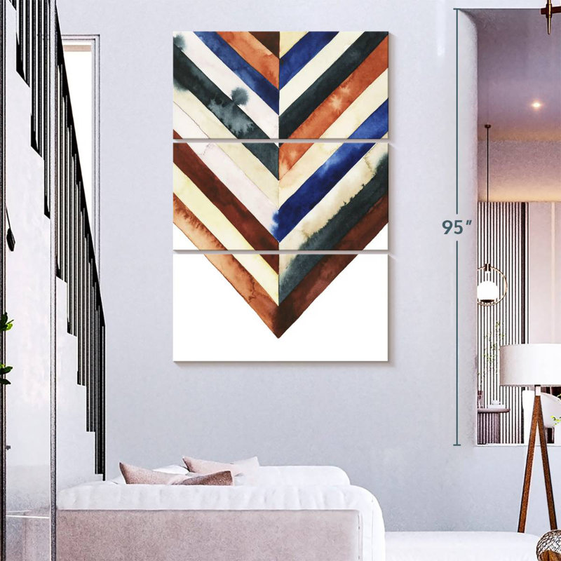 Desert Layers I, 74" H x 48" W