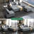 U-Shaped Sleeper Sectional Reversible Modular Sectional Sofa-786947390