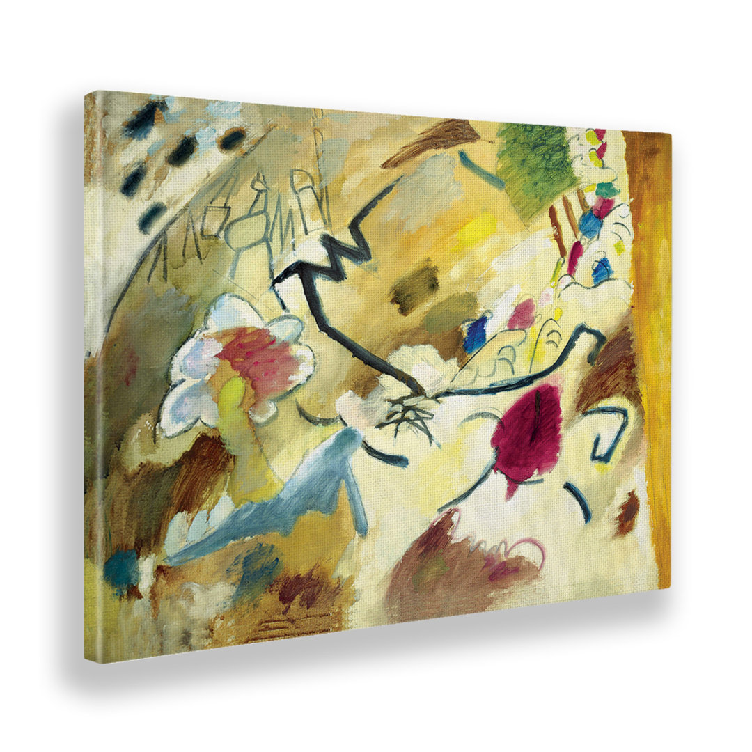 Wandbild Improvisation with Horses von Wassily Kandinsky