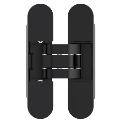 Hidden Invisible Concealed Heavy Duty Door Hinge 3D 3-Way Adjustable 180 Degree Swing for Interior Doors