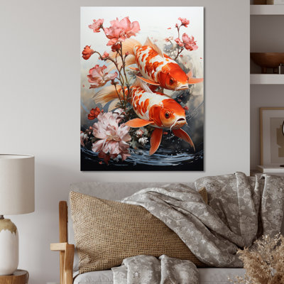 " Fishing Contemporary Koi Fish II "