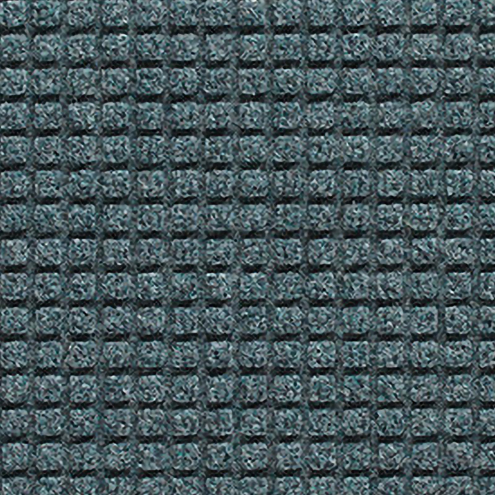 WaterHog Squares Non-Slip Doormat, Bluestone, Semi-Circle 2' x 3'3"