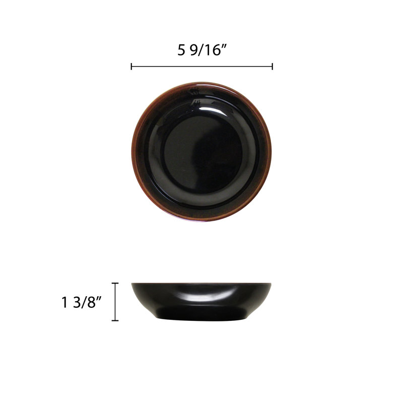 Tenmoku 9 oz. Melamine Bowl