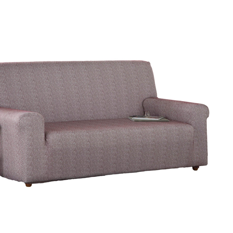 Albax Box Cushion Sofa Slipcover, Red, 1.44cm H x 34cm W x 9cm D