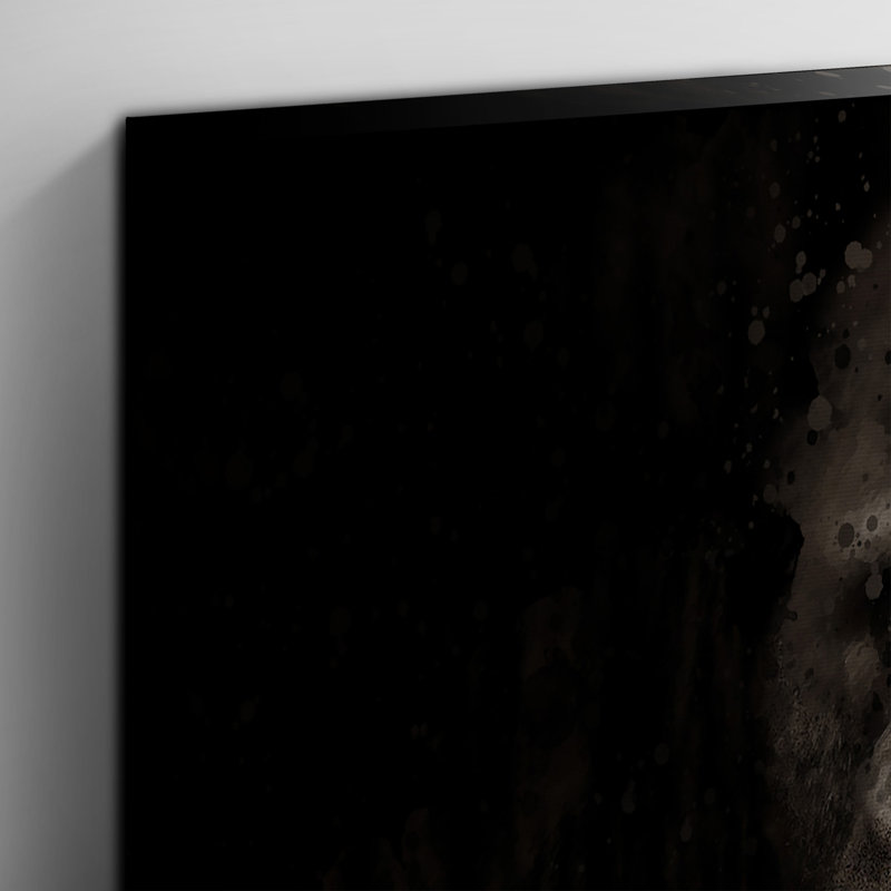 Silverback Gorilla - Wrapped Canvas, 60cm H x 40cm W