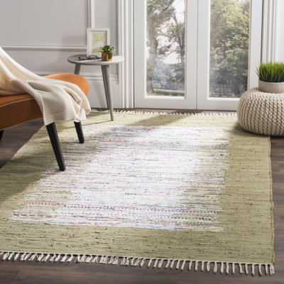 Paynter Hand Woven Cotton Ikat Rug