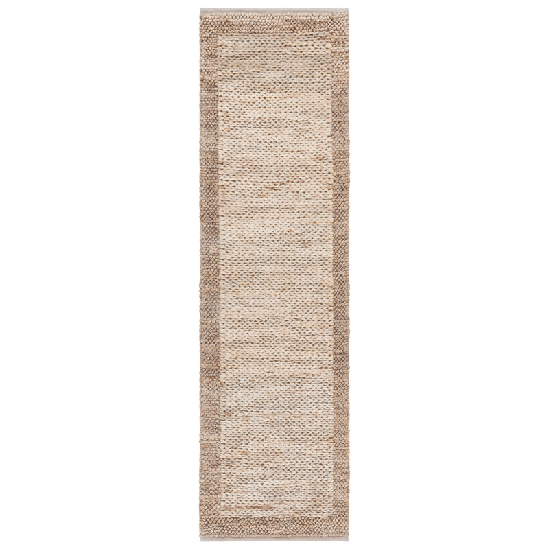 Tapis naturel en fibre naturelle argenté 954, Tapis de couloir 2 pi 3 po x 8 pi