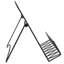 19 cm H Metal Book Stand