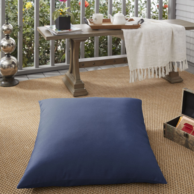 Housse de coussin d'extérieur carré Selene, Marin