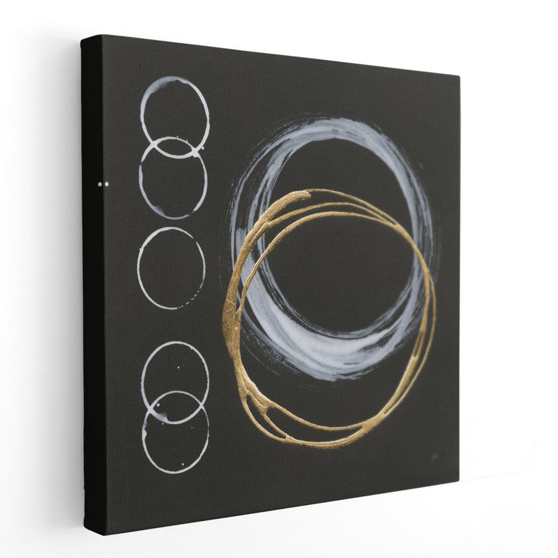Imaging I Black and White - Canvas Print Wall Art, 12" H x 12" W